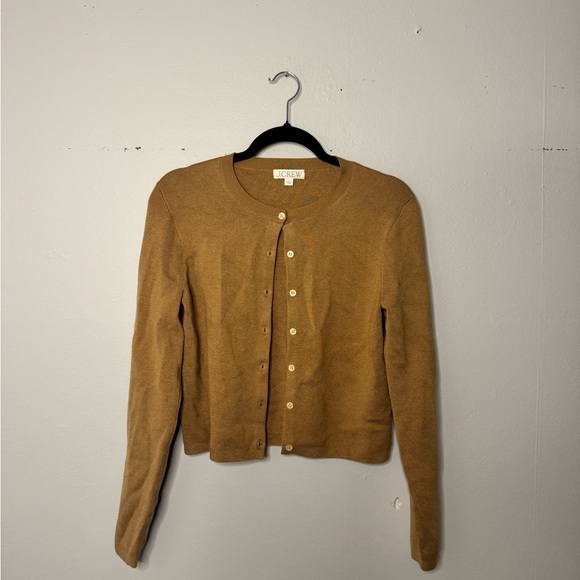 J. Crew Women's Camel button Cardigan - Picture 2 of 6